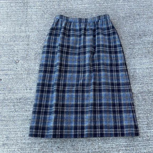 VTG Pendleton Drummond Tartan Plaid Midi Skirt Womens Size 12 - Picture 4 of 4